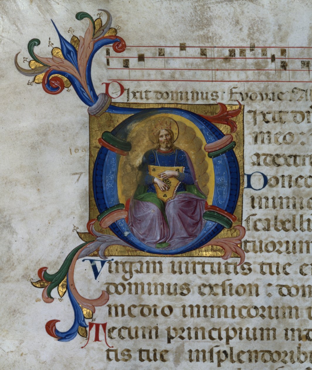 Ms 531 f.169v Iniziale istoriata 