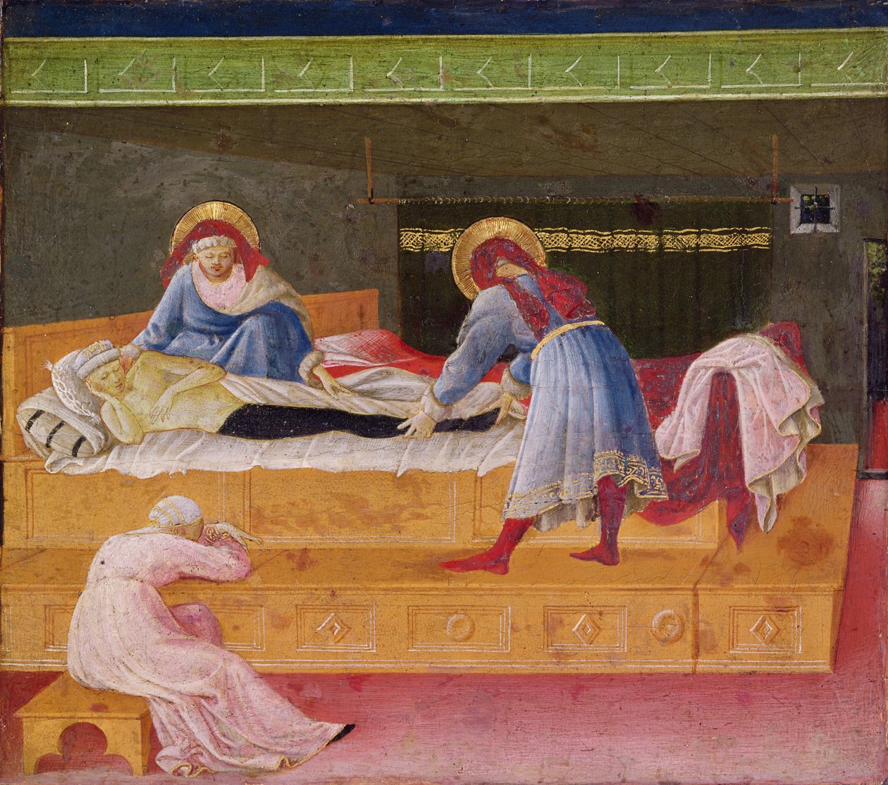 I santi Cosma e Damiano guariscono Giustino da Fra Angelico