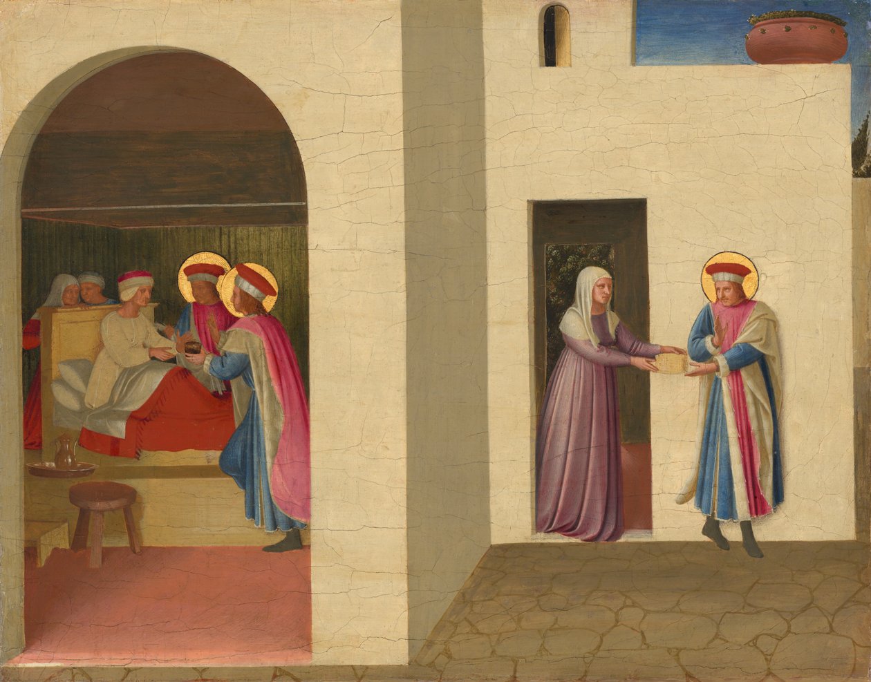 La guarigione di Palladia da parte di San Cosma e San Damiano, c. 1438-1440 da Fra Angelico