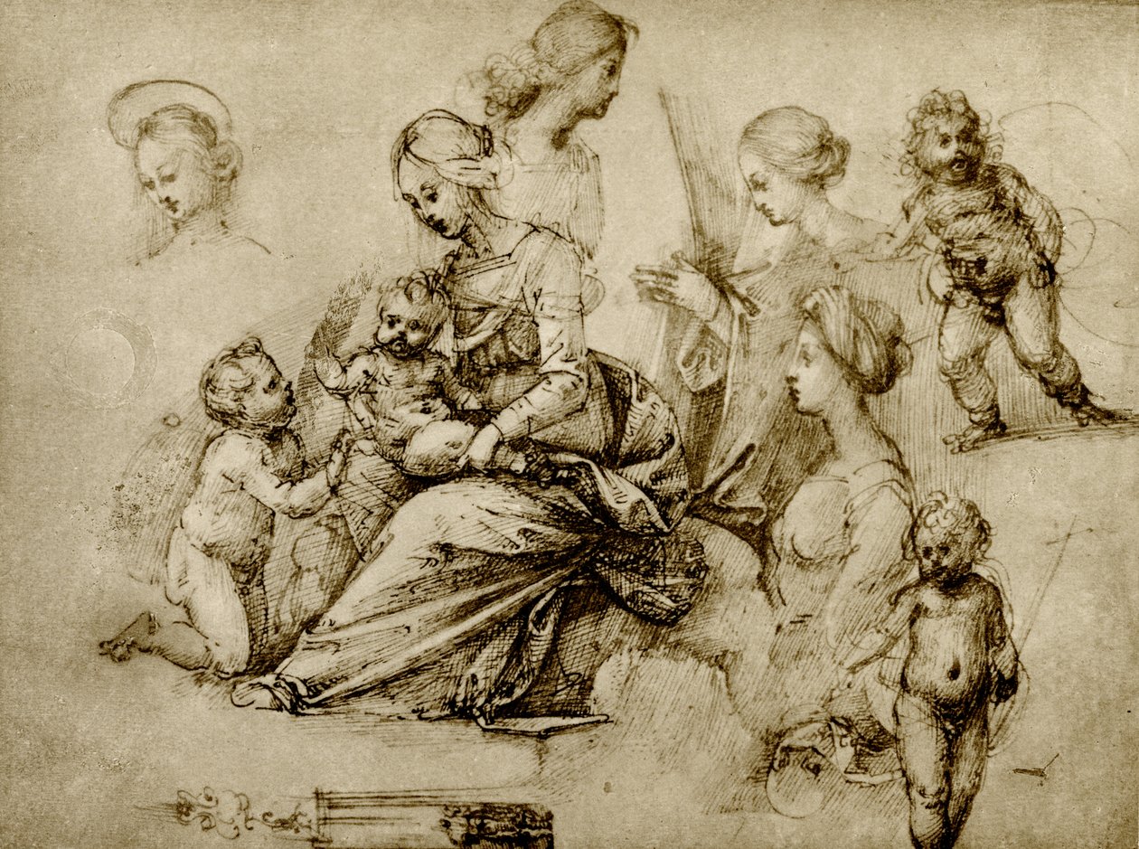 Studio su una Madonna da Fra Bartolomeo