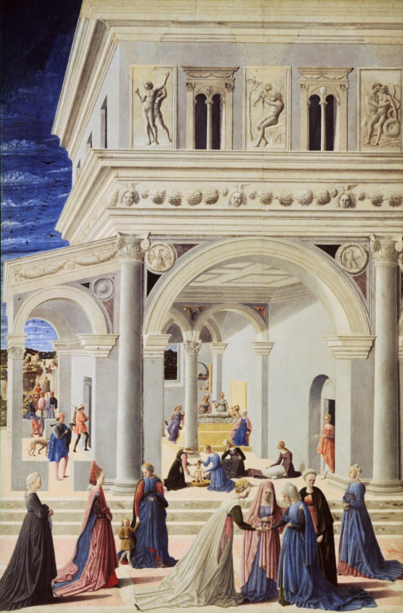 La nascita della Vergine, 1467 da Fra Carnevale