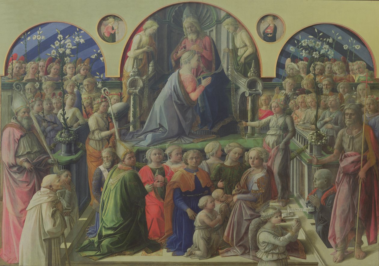 Incoronazione della Vergine con Santi e Angeli, 1441-47 da Fra Filippo Lippi