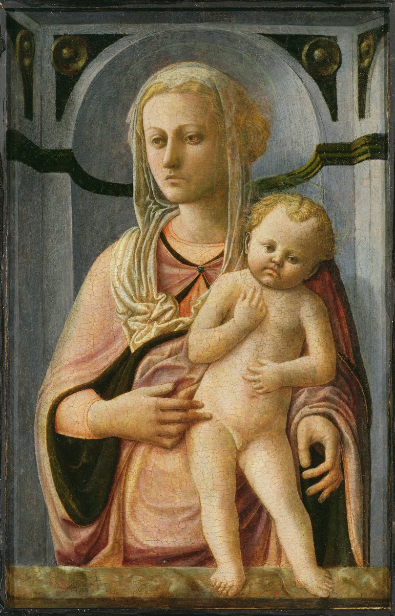 Madonna e Bambino (dettaglio) da Fra Filippo Lippi