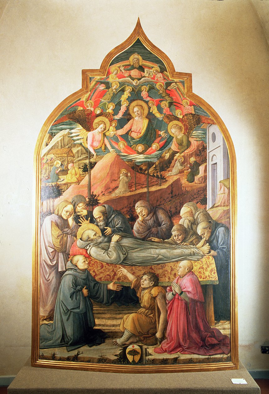 Il funerale di San Girolamo, 1450-60 da Fra Filippo Lippi