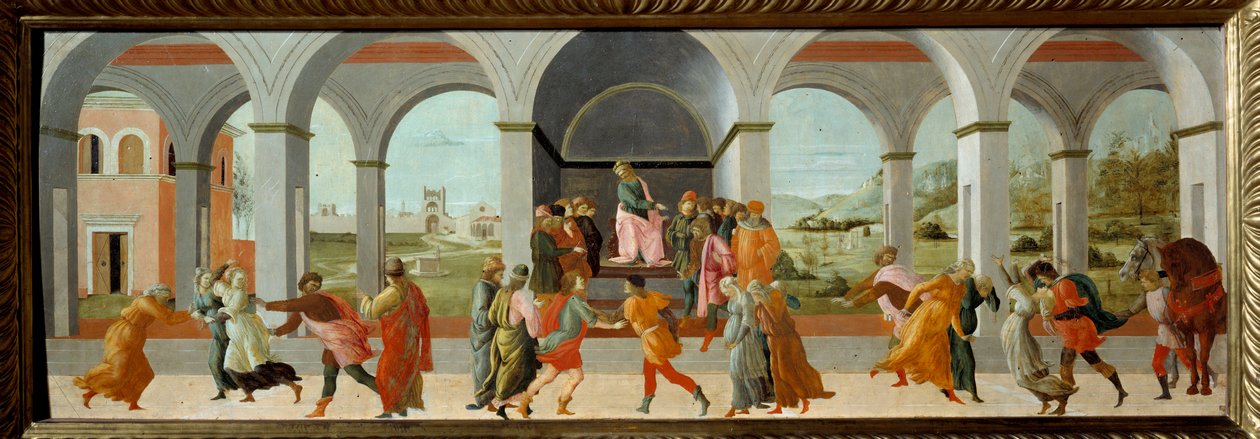 Tre scene della storia di Virginia da Fra Filippo Lippi