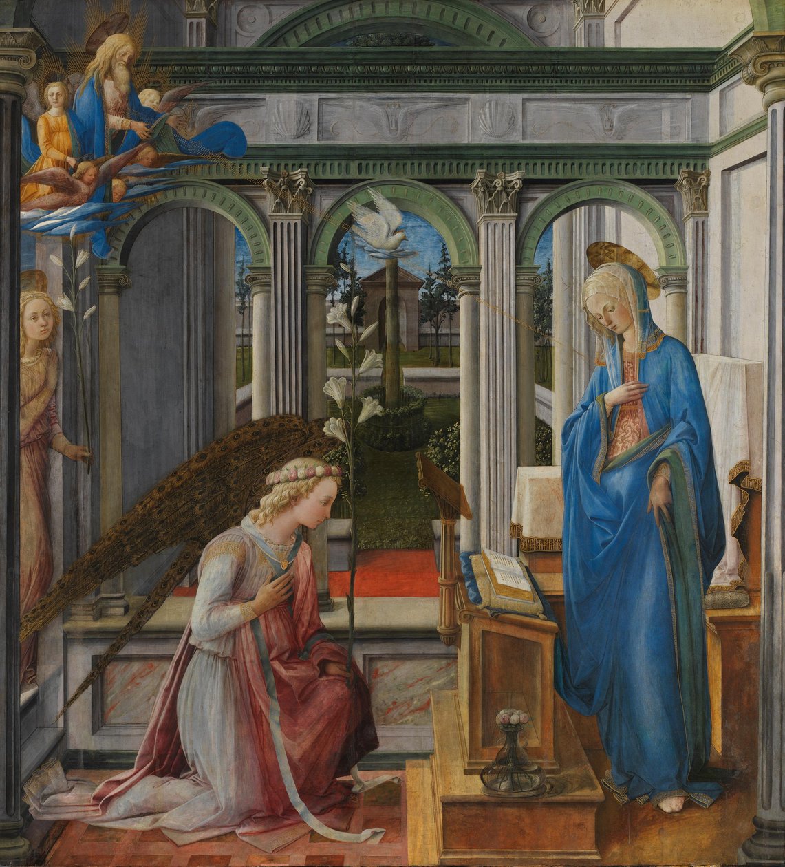 Annunciazione a Maria da Fra Filippo Lippi