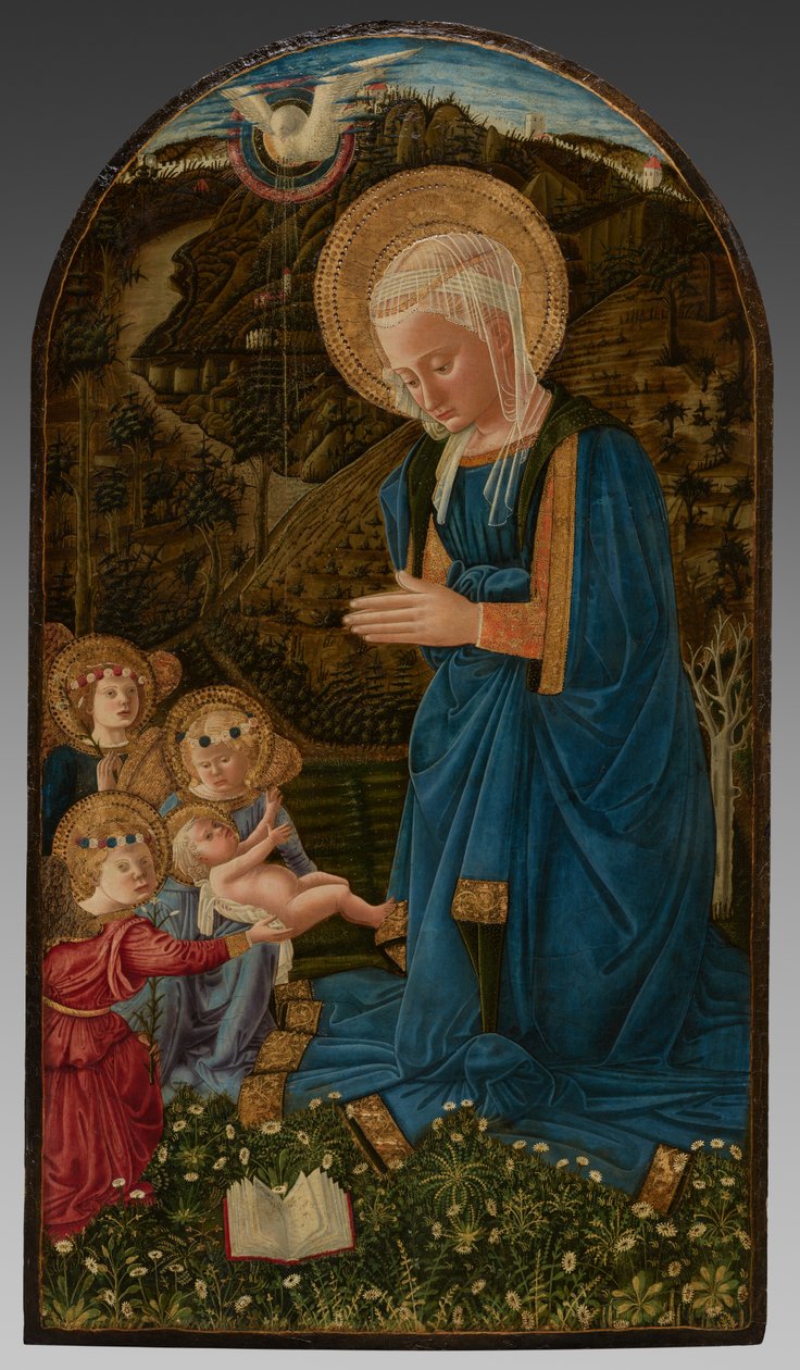 Vergine col Bambino e angeli da Fra Filippo Lippi