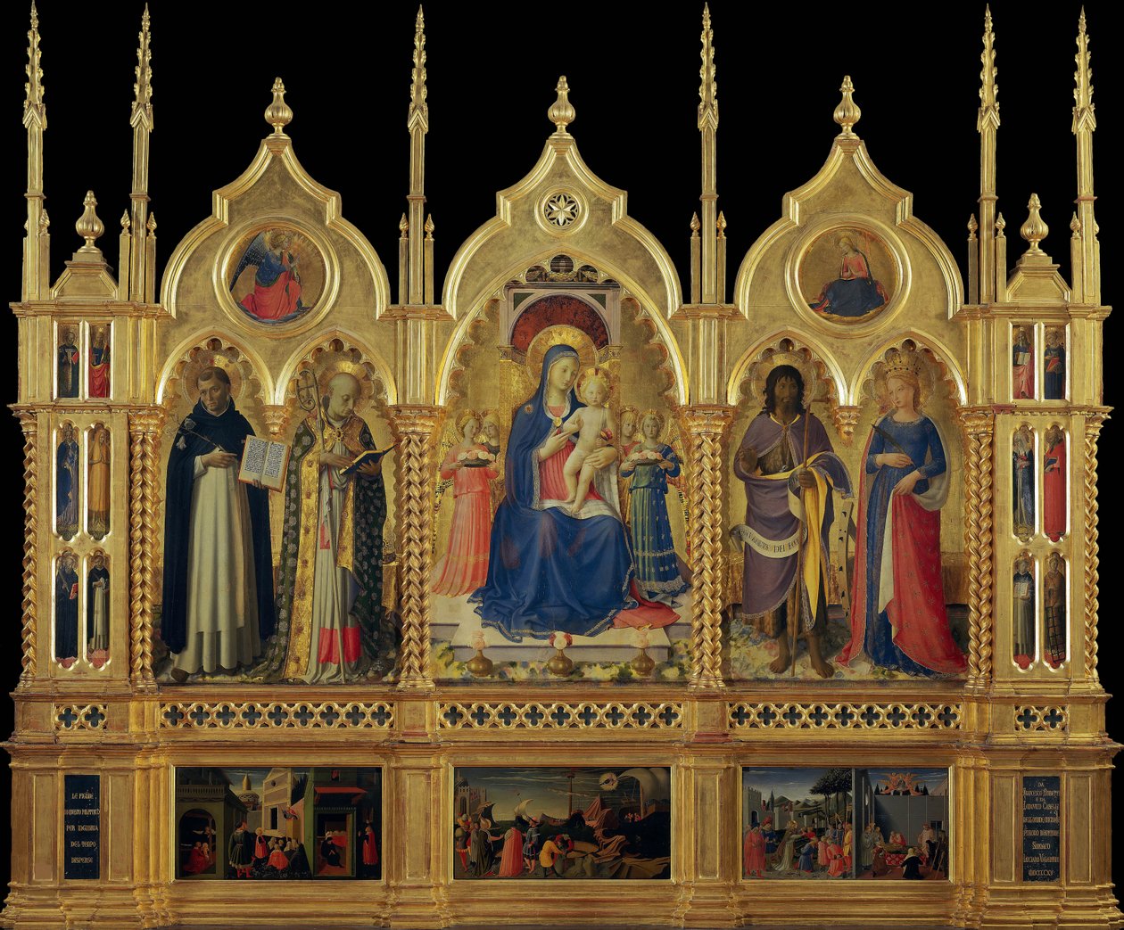 Maria con Bambino e Santi, La Pala di Perugia, ca. 1437 da Fra Giovanni Angelico da Fiesole