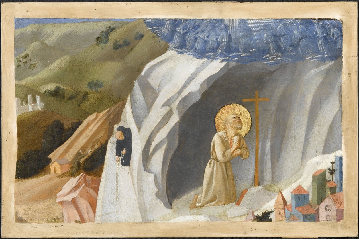 San Benedetto tentato nel deserto da Fra Giovanni Angelico da Fiesole