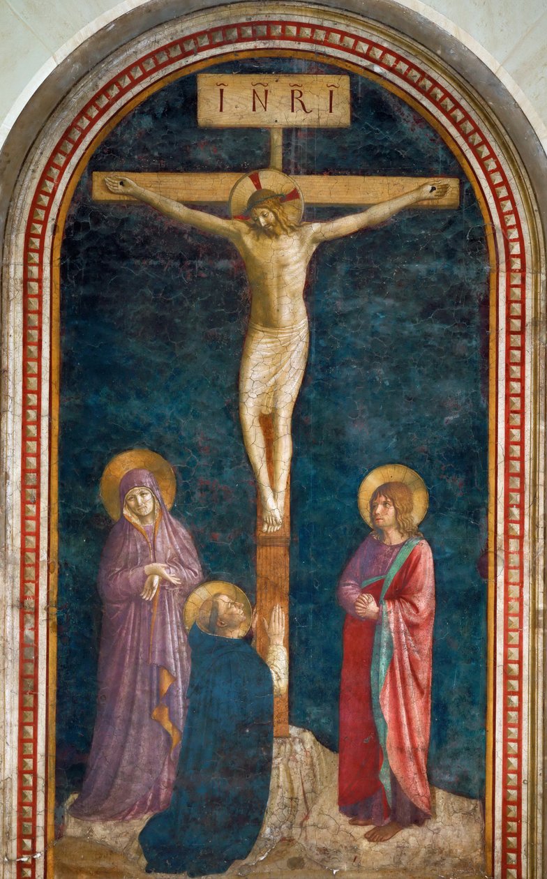 La Crocifissione con San Domenico, c. 1440 da Fra Giovanni Angelico da Fiesole