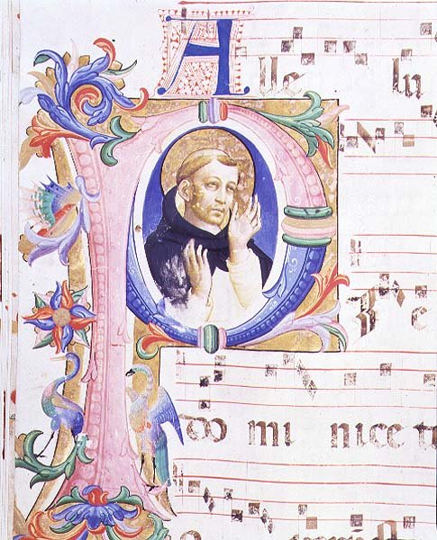 Missale 558 f.24v Iniziale istoriata 