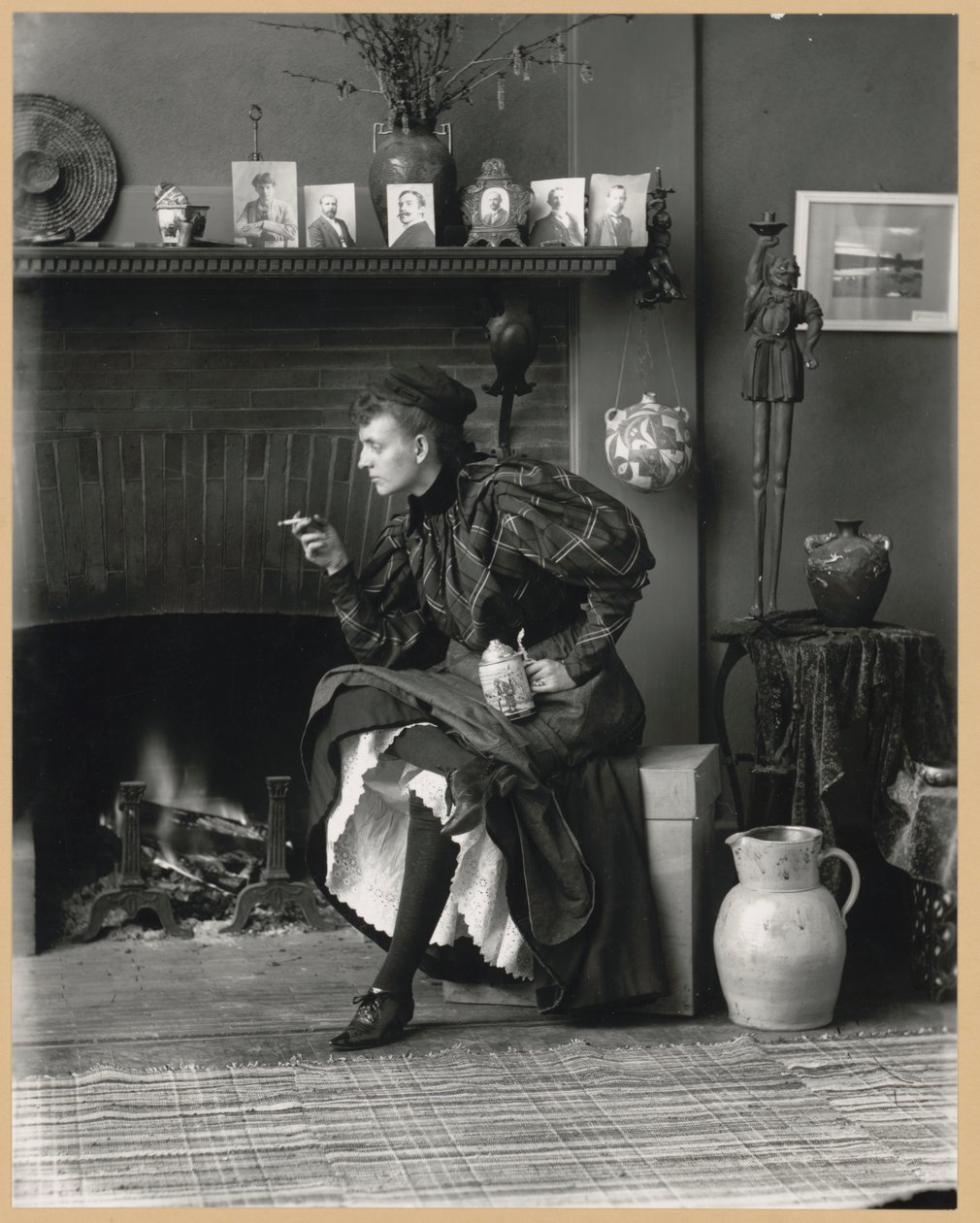Frances Benjamin Johnston, Autoritratto (come 