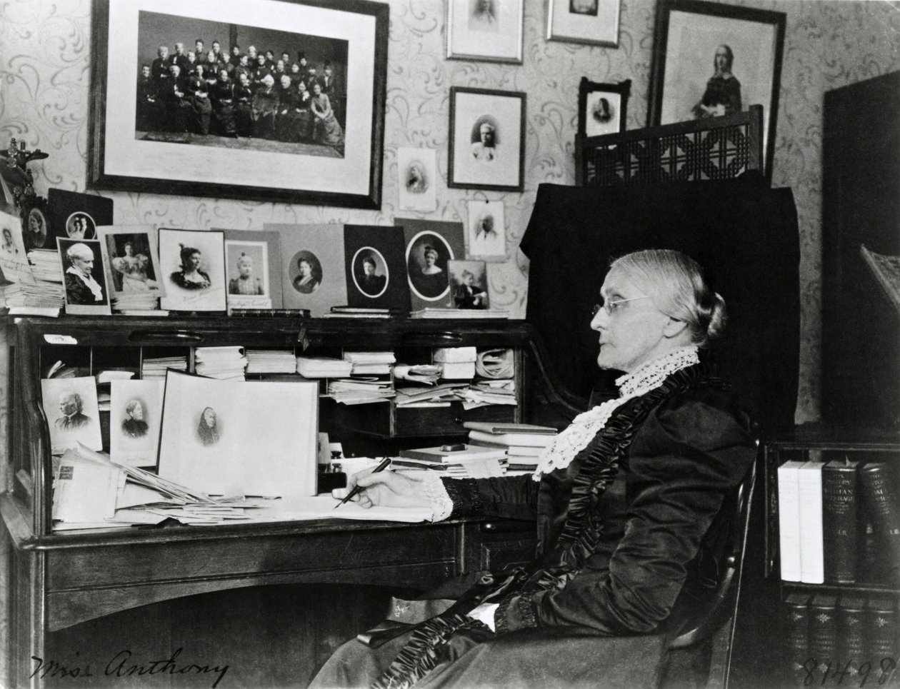 Susan Brownell Anthony 1899 (foto b/n) da Frances Benjamin Johnston