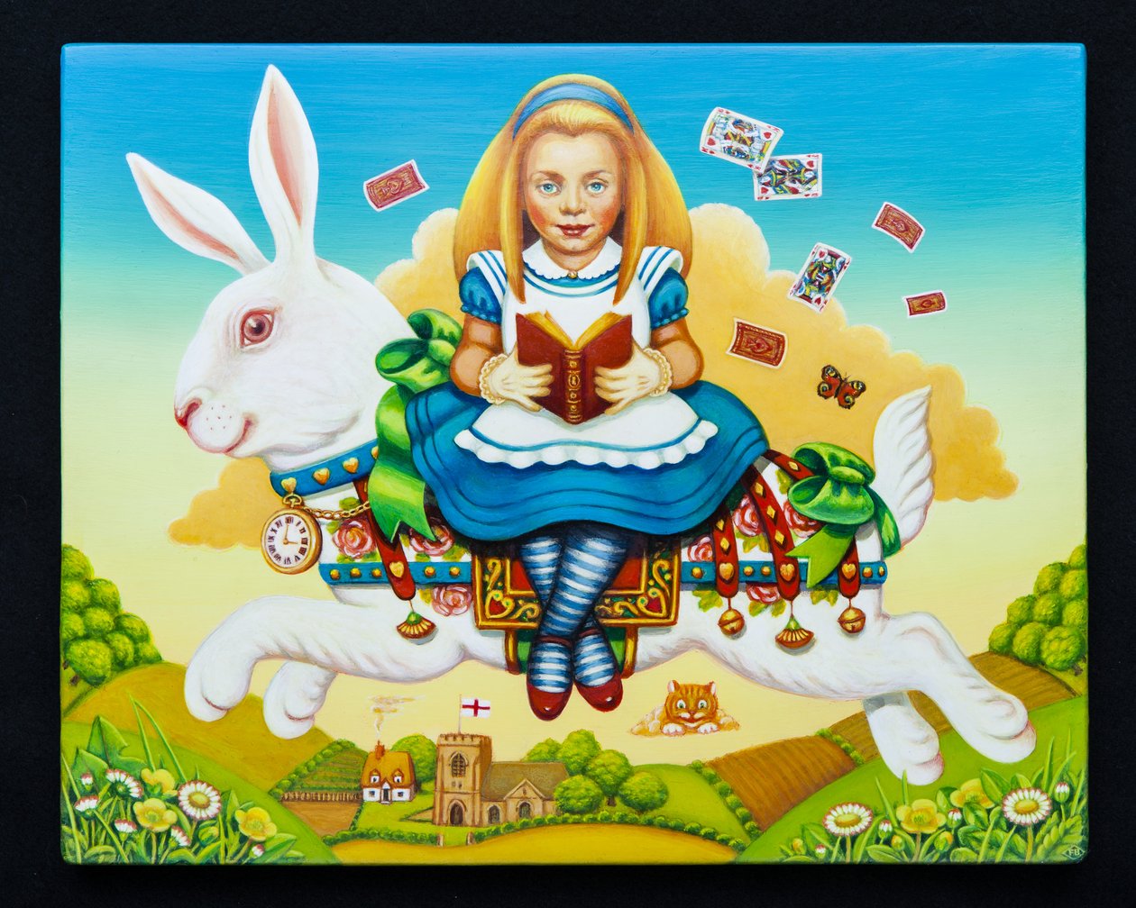 Alice e il coniglio bianco, 2013 da Frances Broomfield