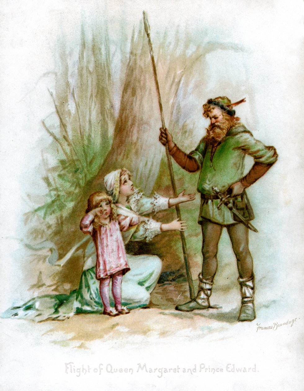 Fuga della Regina Margherita e del Principe Edoardo, 1897 da Frances Brundage