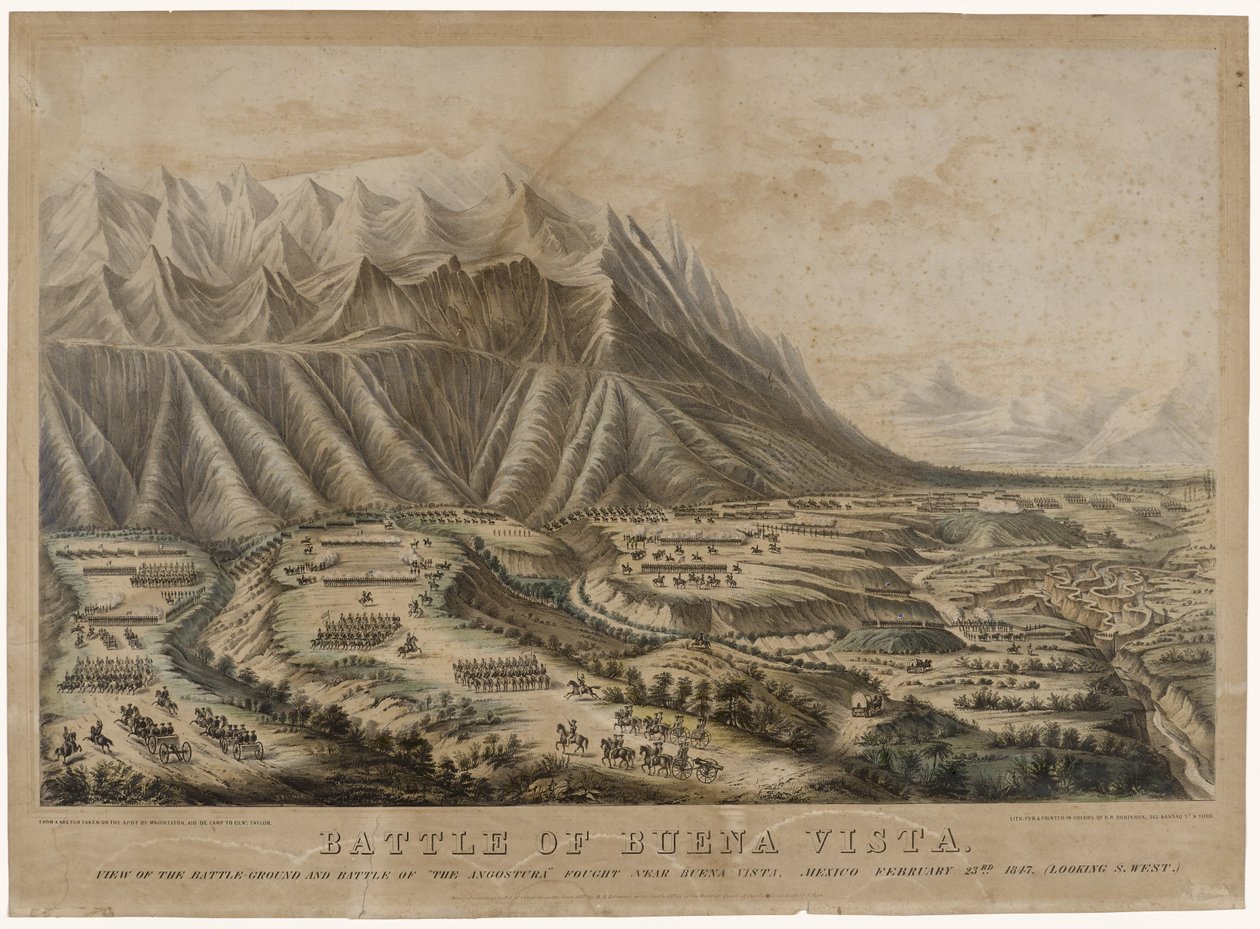 Battaglia di Buena Vista, 1847 da Frances Flora Bond Palmer