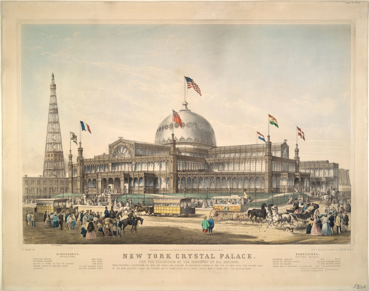 Palazzo di Cristallo di New York: Per l
