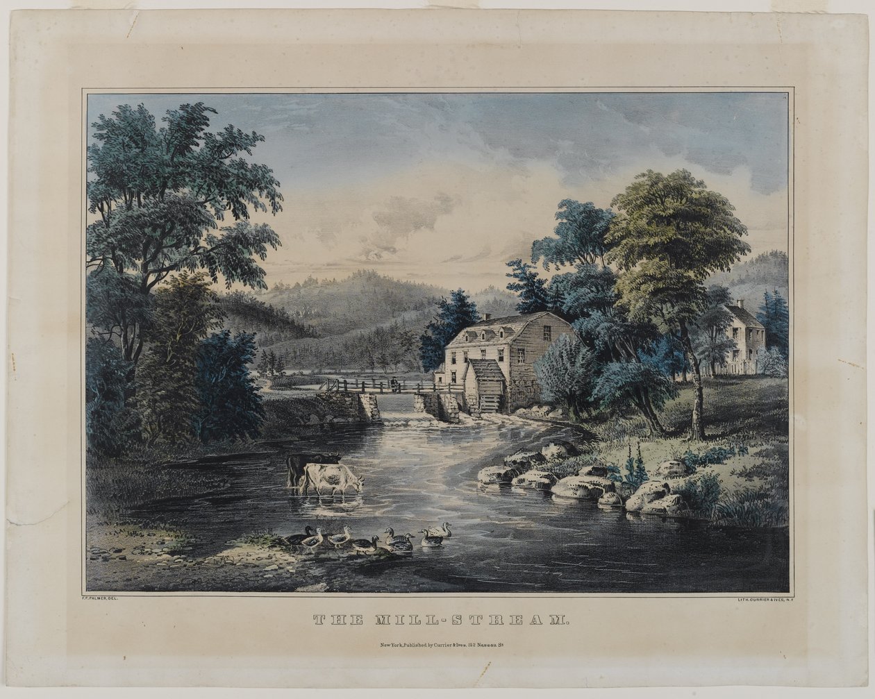 Il ruscello del mulino da Frances Flora Bond Palmer