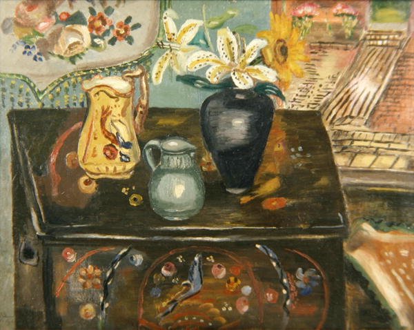 Il baule dipinto da Frances Hodgkins