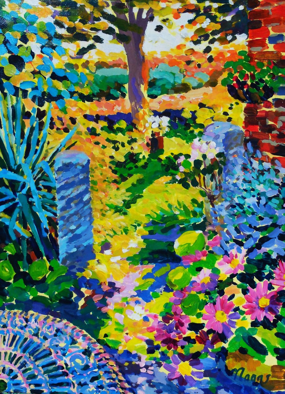 Golden Hour, 2022 (acrilico su tela) da Frances Naggs