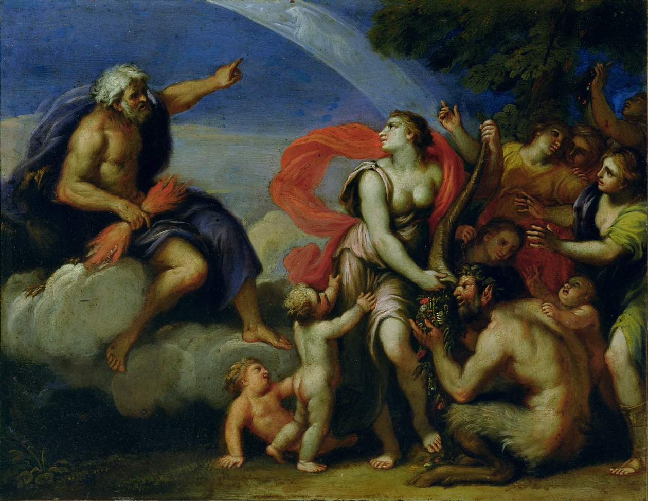 Giove e Pandora da Francesco Albani