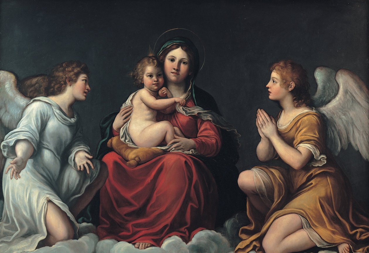 Madonna con Bambino e Angeli da Francesco Albani