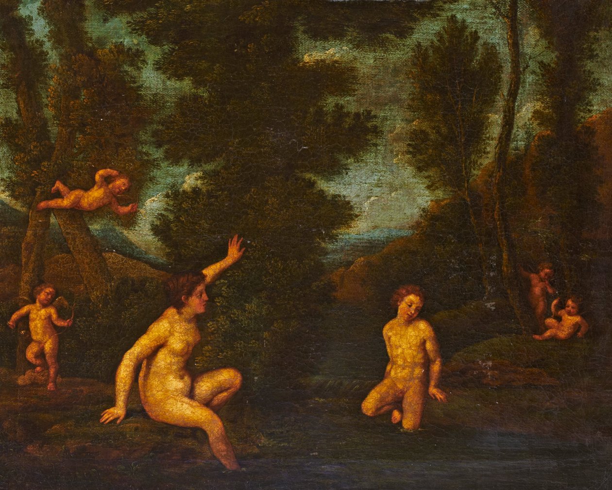 Salmacide e Ermafrodito da Francesco Albani