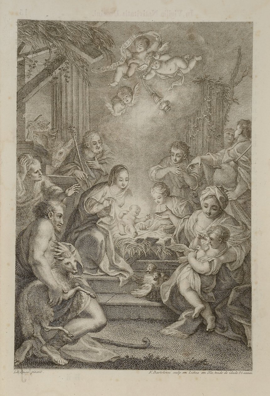 Natività, per il Messale Romano da Francesco Bartolozzi