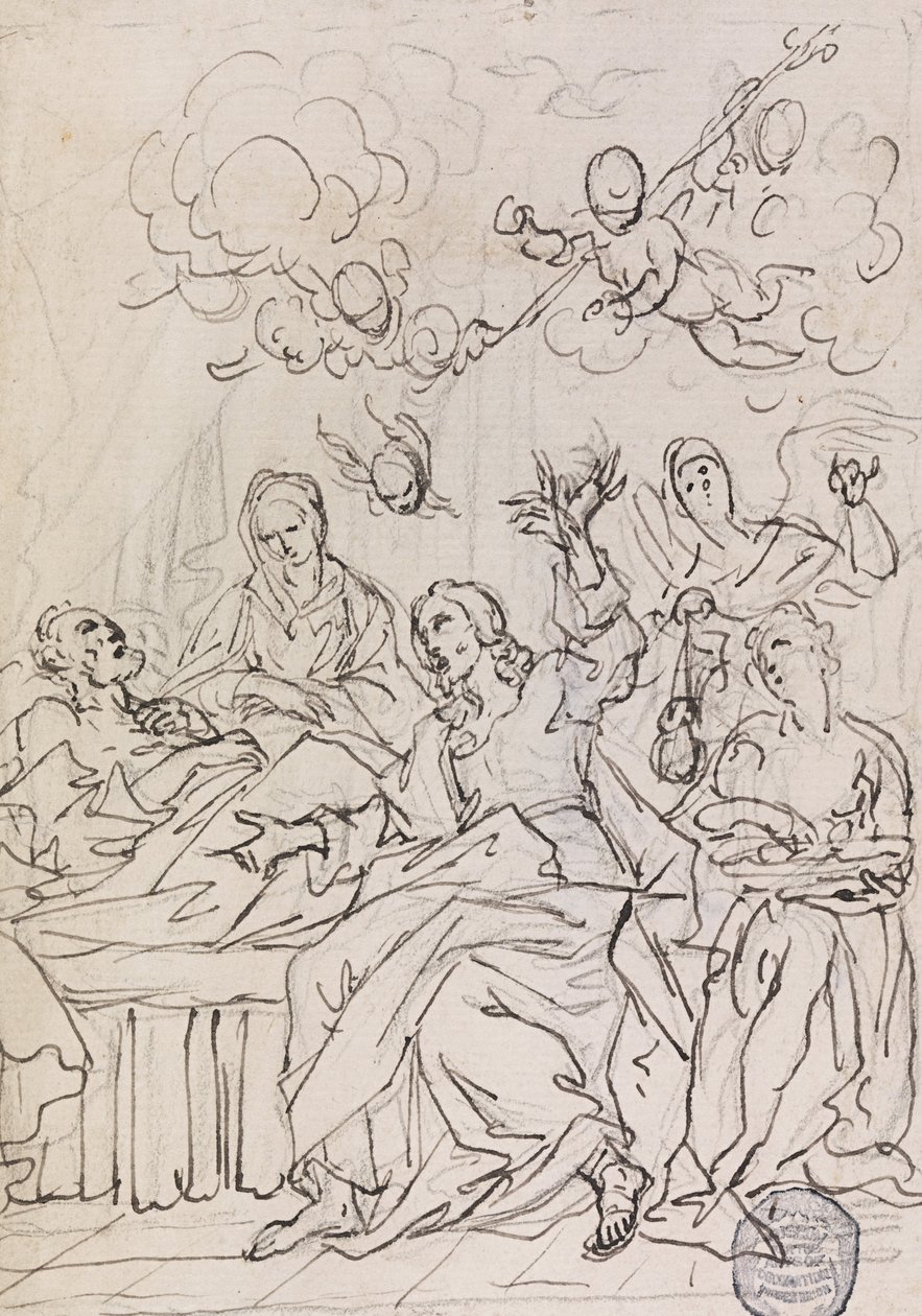 Morte di San Giuseppe da Francesco Coghetti