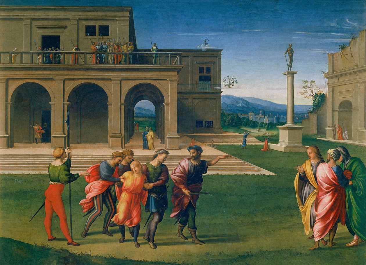 Giuseppe condotto in prigione da Francesco Granacci