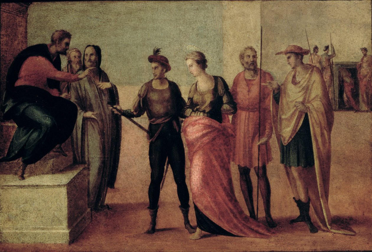 La condanna di Santa Lucia da Francesco Granacci