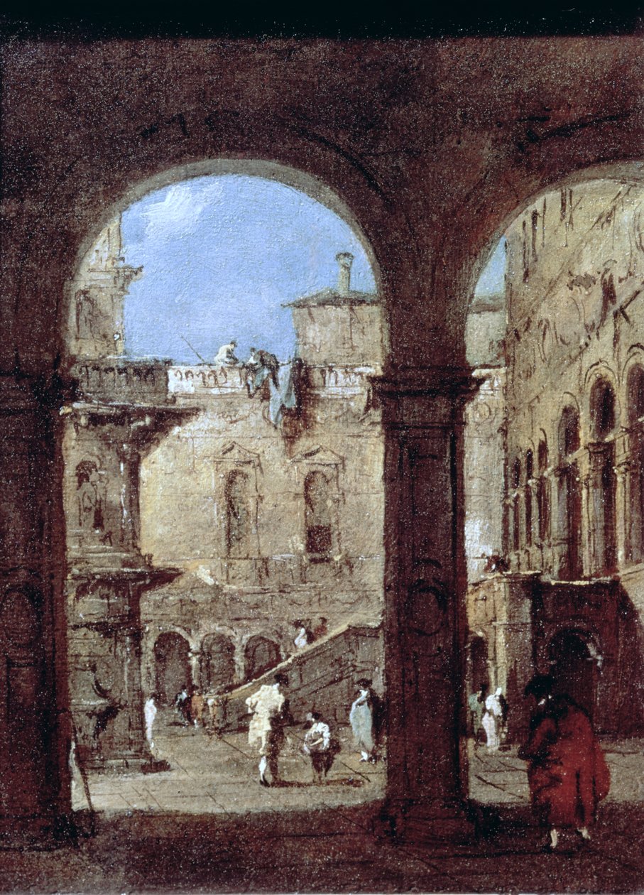 Capriccio architettonico, c.1770 da Francesco Guardi
