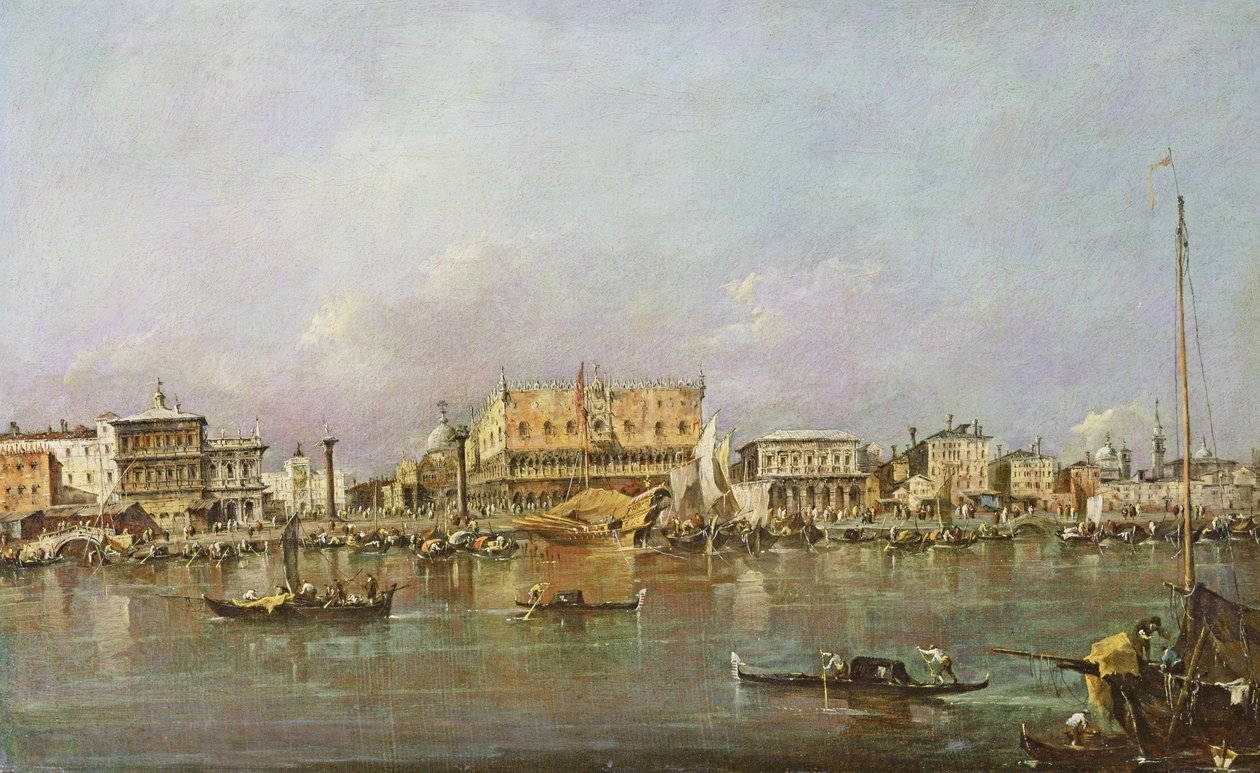 Palazzo Ducale e vista del Bacino di San Marco, Venezia da Francesco Guardi
