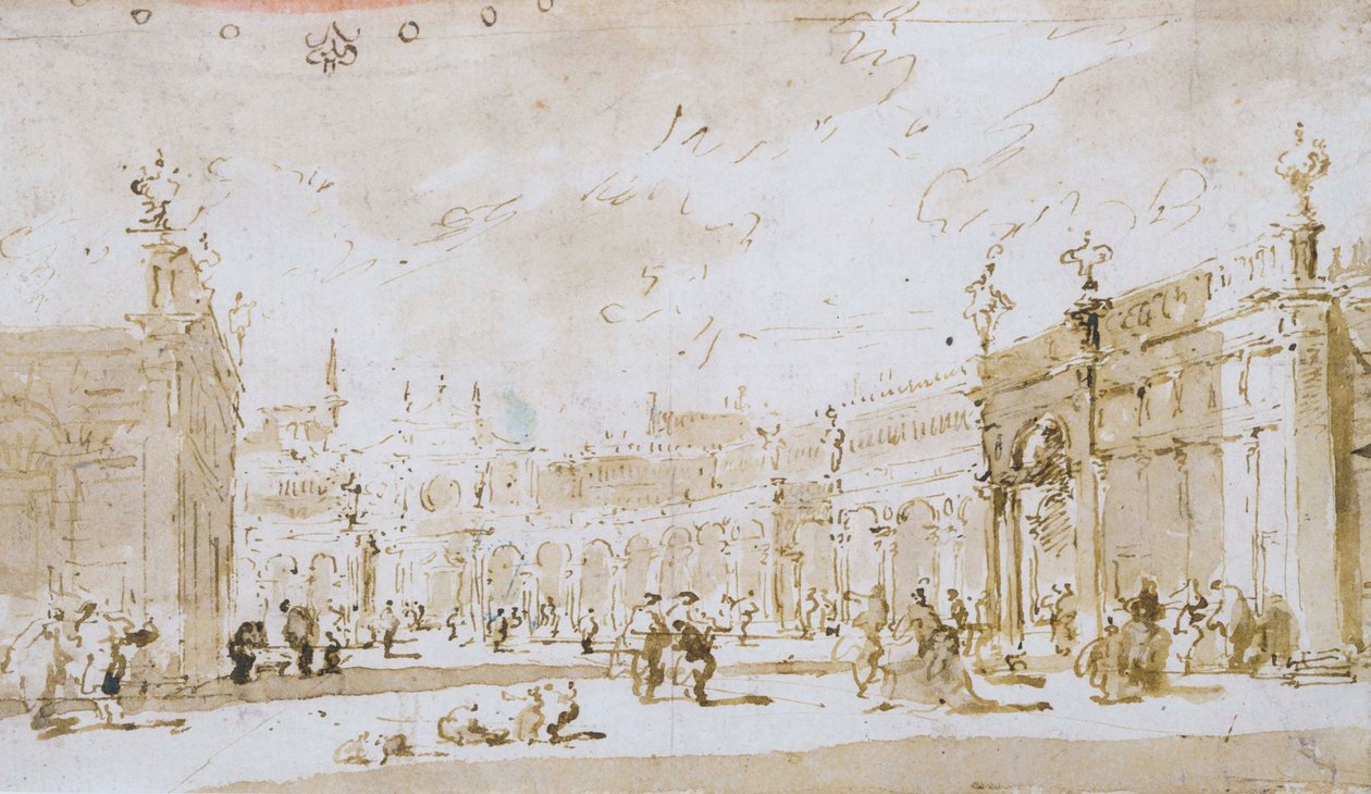 Piazza San Marco da Francesco Guardi