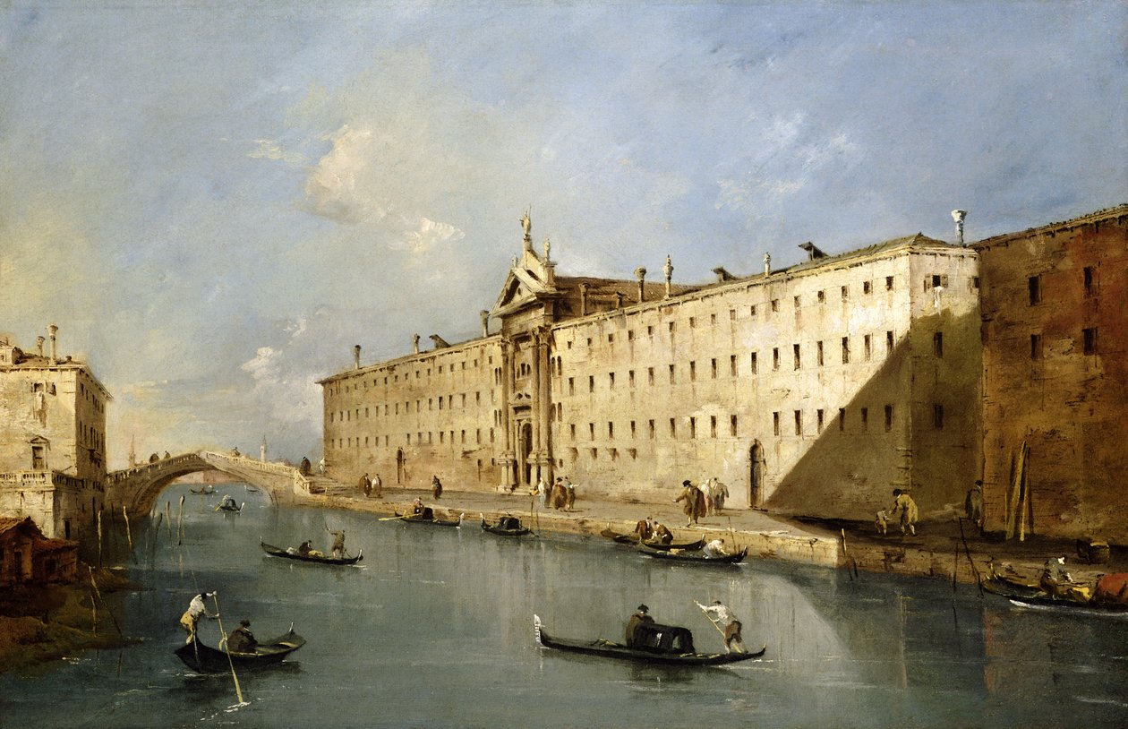 Rio dei Mendicanti da Francesco Guardi