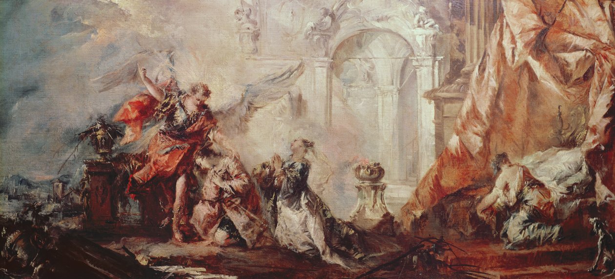 Il matrimonio di Tobia (dettaglio) da Francesco Guardi