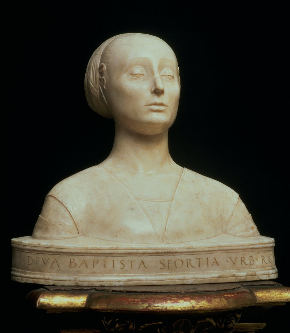 Busto di Battista Sforza, Duchessa di Urbino, c.1473 da Francesco Laurana