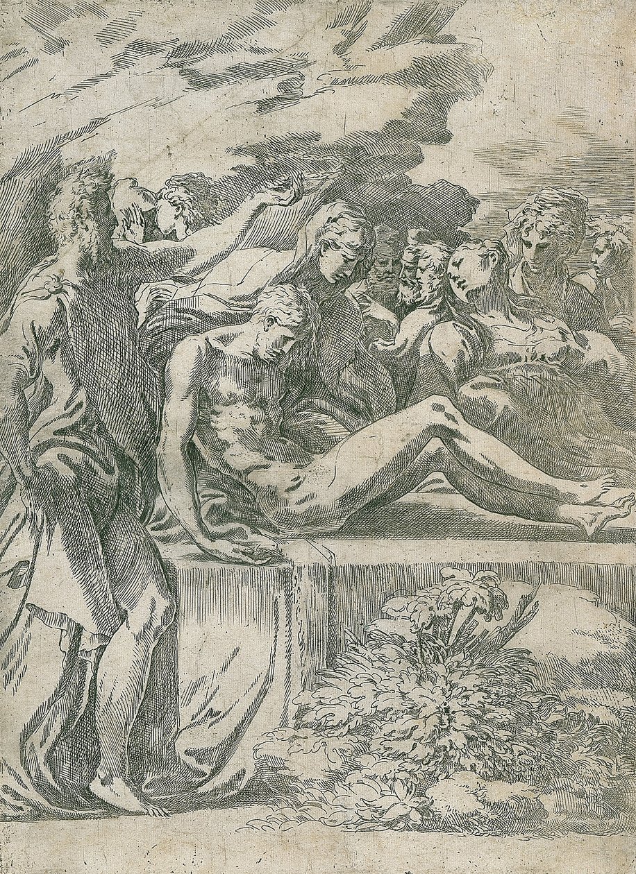 La sepoltura di Cristo da Parmigianino