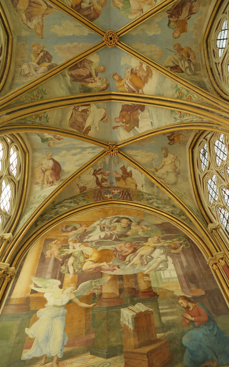 Le volte della cappella Rayonnant dell