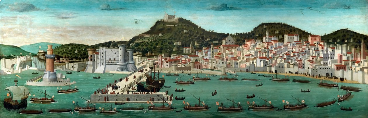 La Tavola Strozzi, 1472-3 (tempera su pannello) da Francesco Rosselli