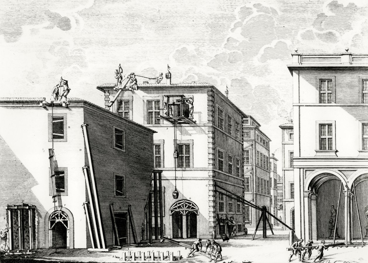 Lavori di costruzione da Francesco Rostagni