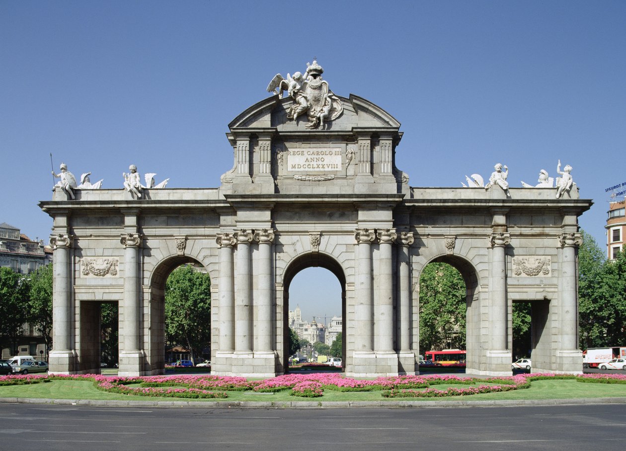 Vista della Porta di Alcalá da est, 1774-78 da Francesco Sabatini