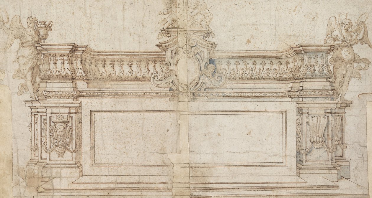 Elevazione di un Altare con Suggerimenti Alternativi da Francesco Solimena