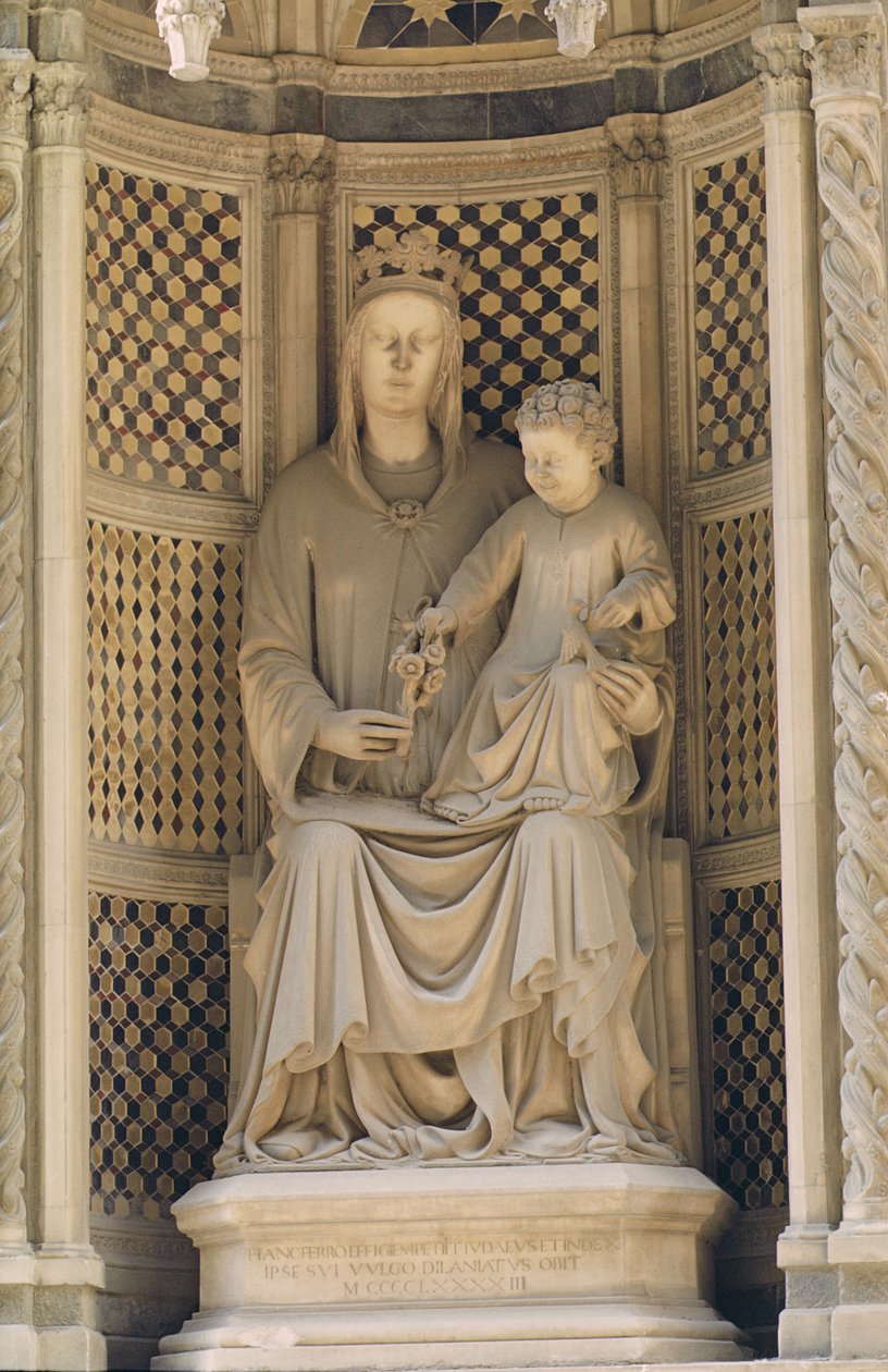 Madonna della Rosa, 1493 da Francesco di Simone da Fiesole Ferrucci