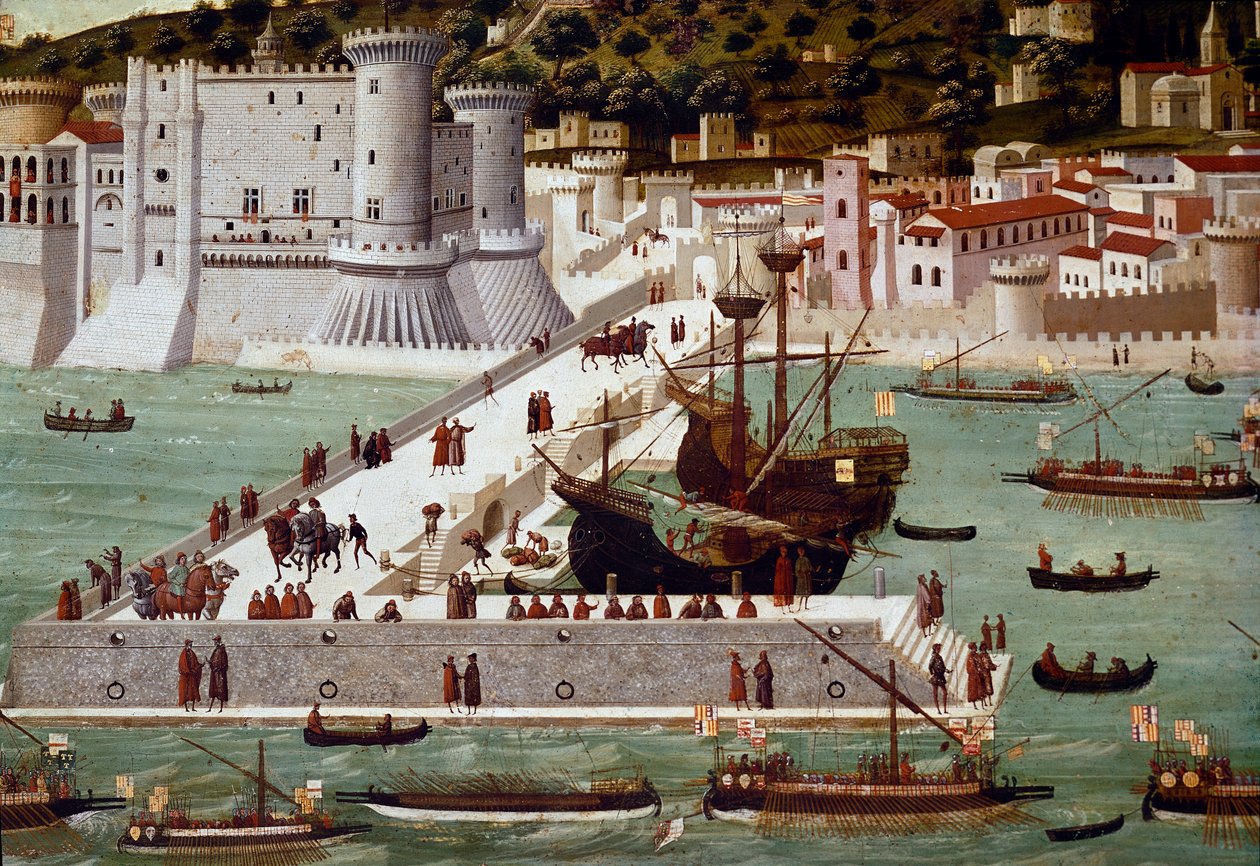 Il porto e la città di Napoli: la flotta trionfante di Ferdinando d