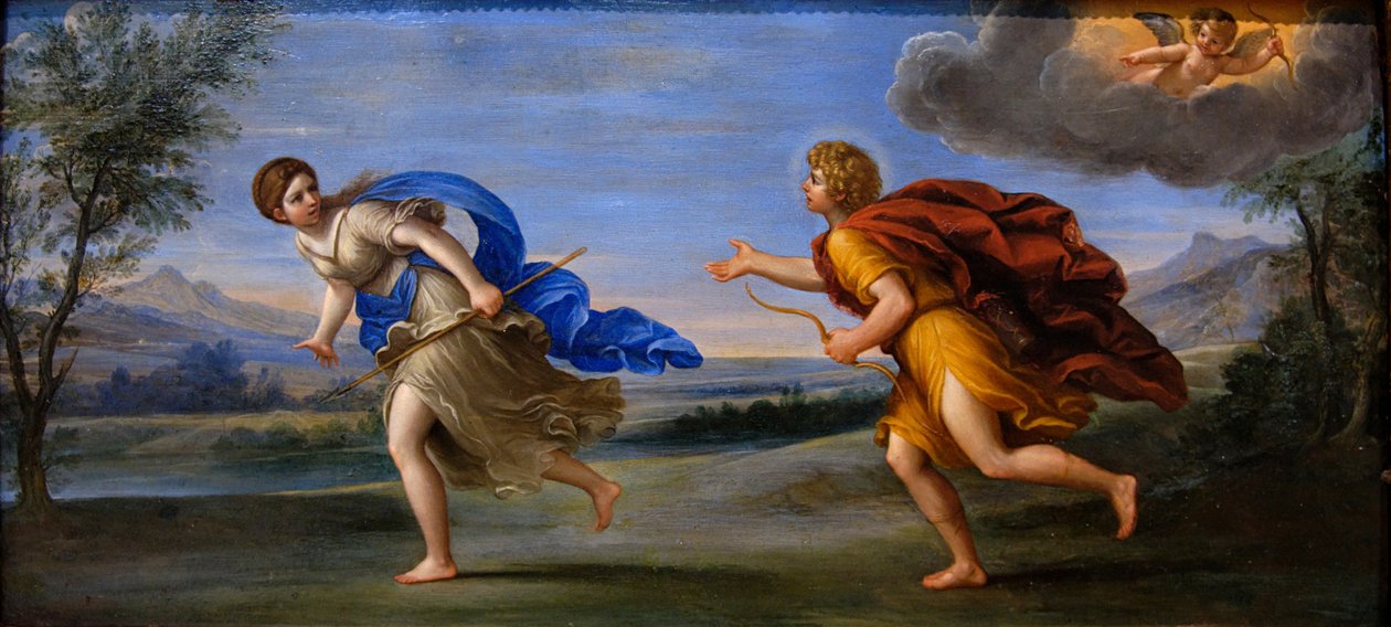 Apollo e Dafne, c. 1615-1620 da Francesco Albani