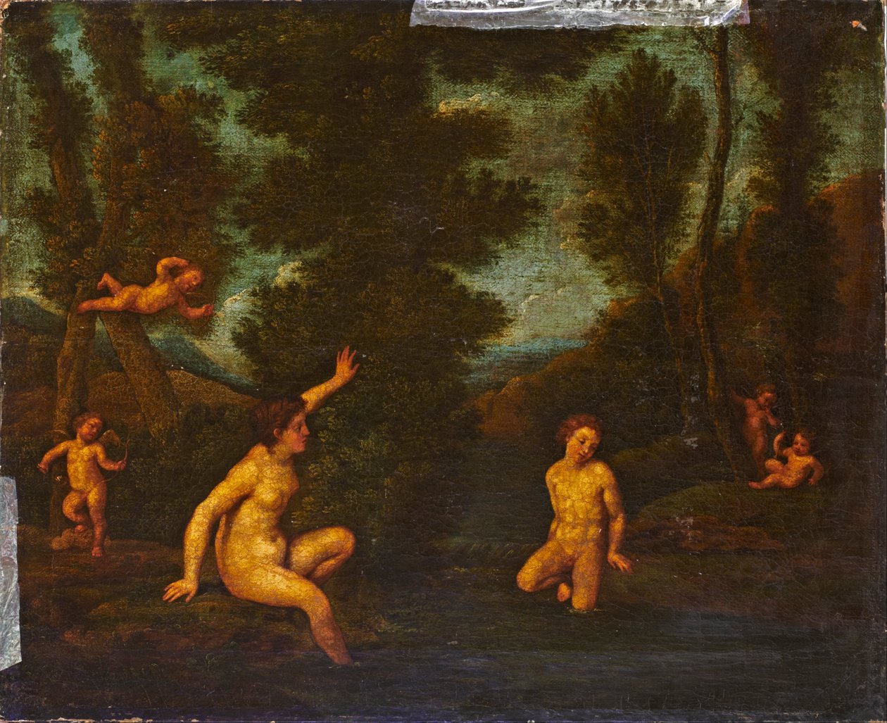 Salmacis und Hermaphrodit da Francesco Albani