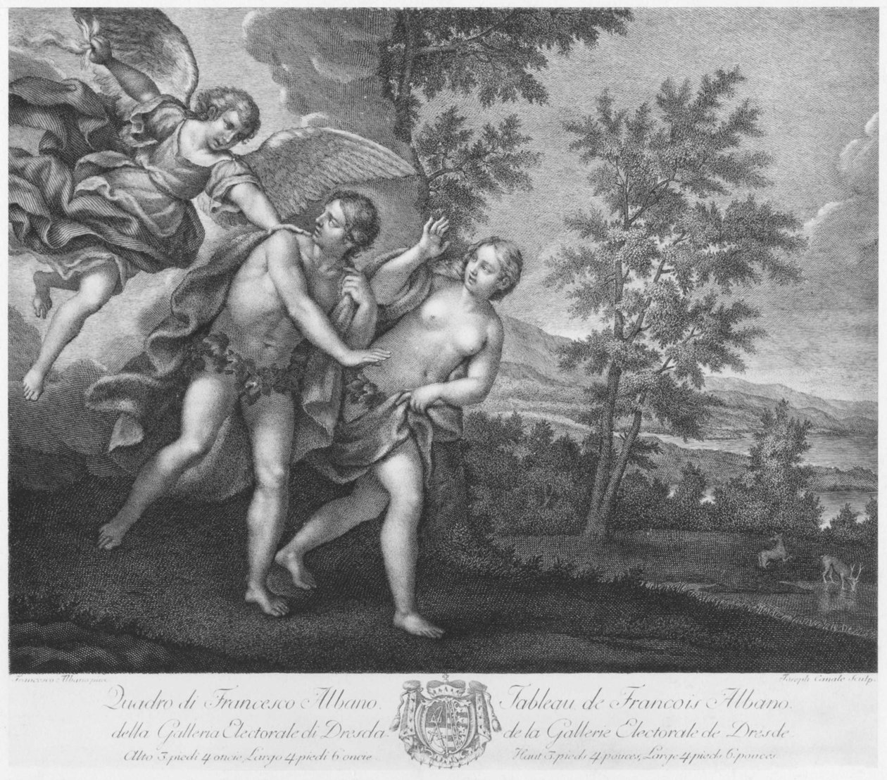 La cacciata dal Paradiso da Francesco Albani