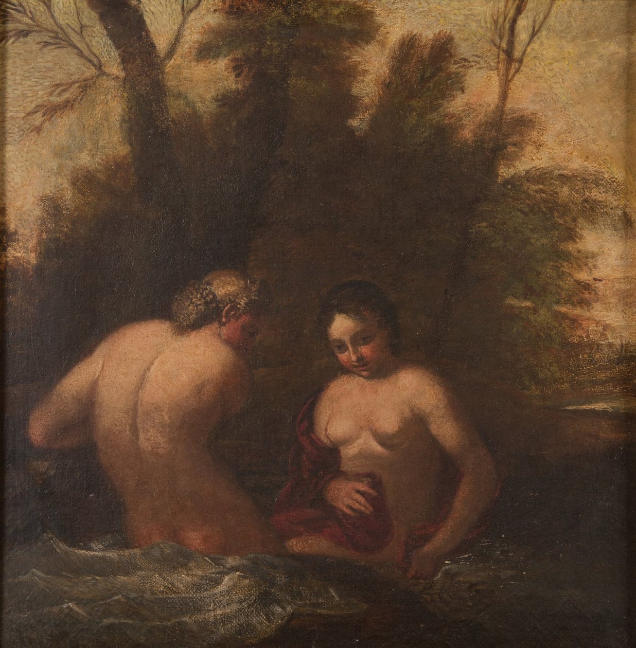 Zwei badende Nymphen da Francesco Albani