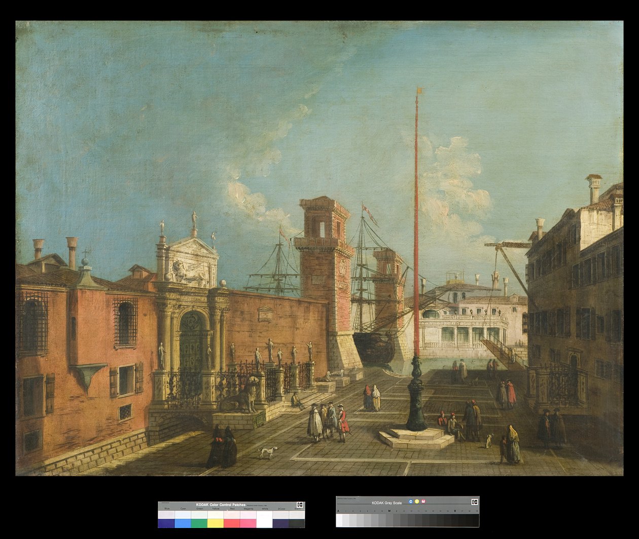 Veduta di Campo e Porta Arsenale da Francesco Albotto